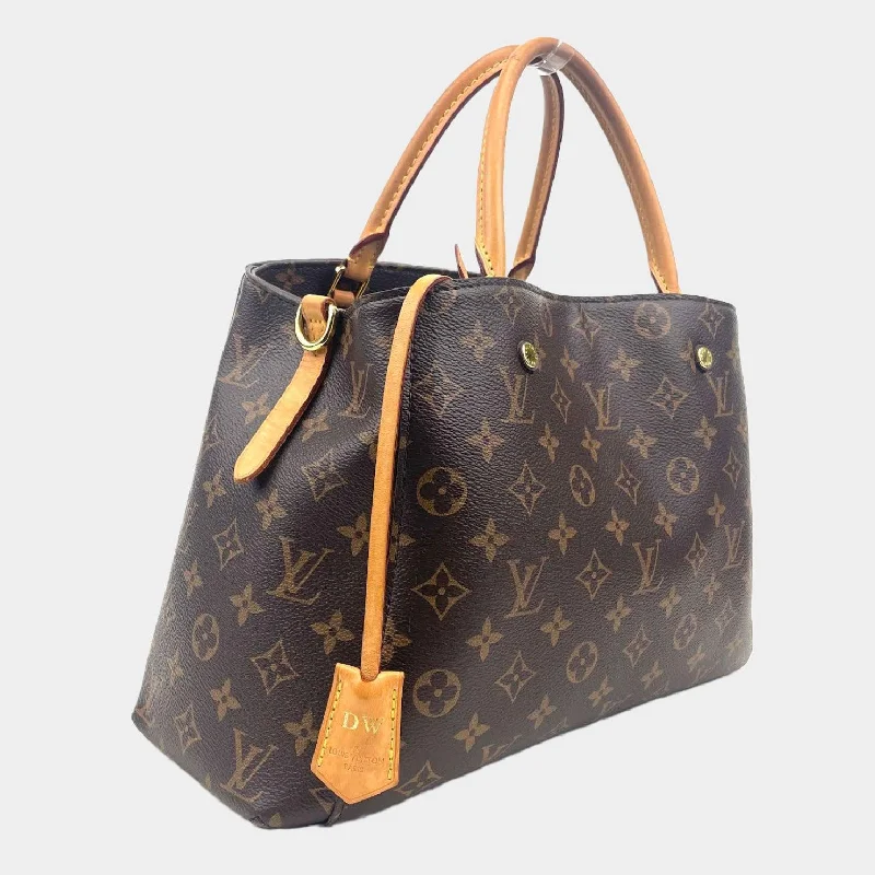 Ladies Louis Vuitton handbags with a detachable coin purse insideLOUIS VUITTON Monogram Montaigne MM-OUTLET ITEM FINAL SALE