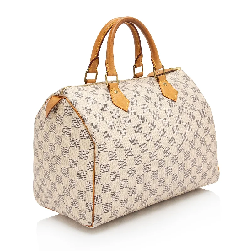 Louis Vuitton backpacks with a multi - pocket organization for functionalityLouis Vuitton Damier Azur Speedy 30 Satchel (bZTiPn)