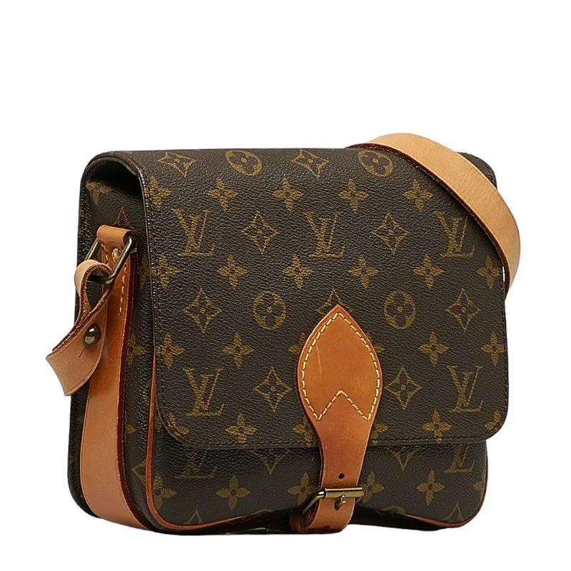 Louis Vuitton bags with a zip - around closure for enhanced securityLouis Vuitton Monogram M51253 Shoulder Bag PVC/Leather Brown