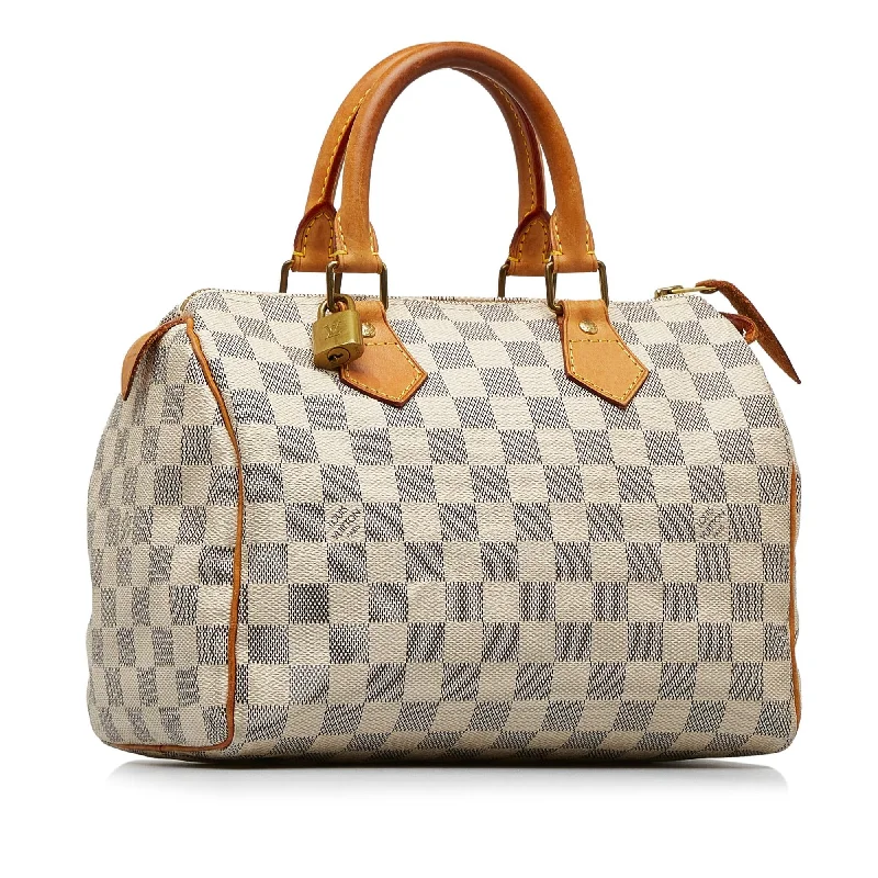 Louis Vuitton crossbody bags with a keychain holder for practicalityLouis Vuitton Damier Azur Speedy 25 (ZkfQcZ)