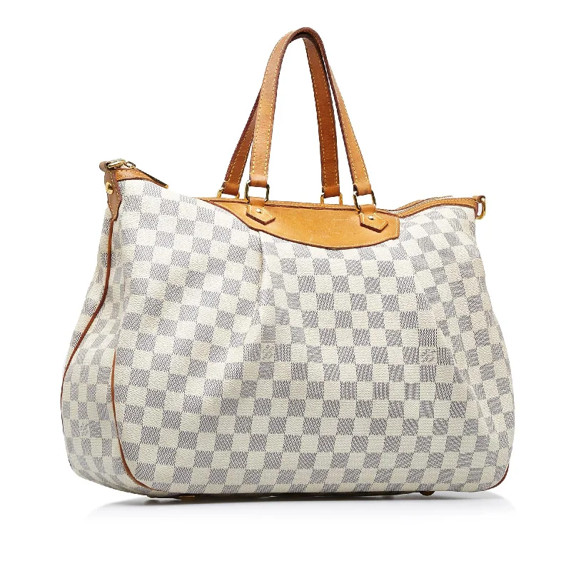 Louis Vuitton Twist bags with a snakeskin - effect panel for a bold lookLouis Vuitton Damier Azur Siracusa GM (YCzIjn)