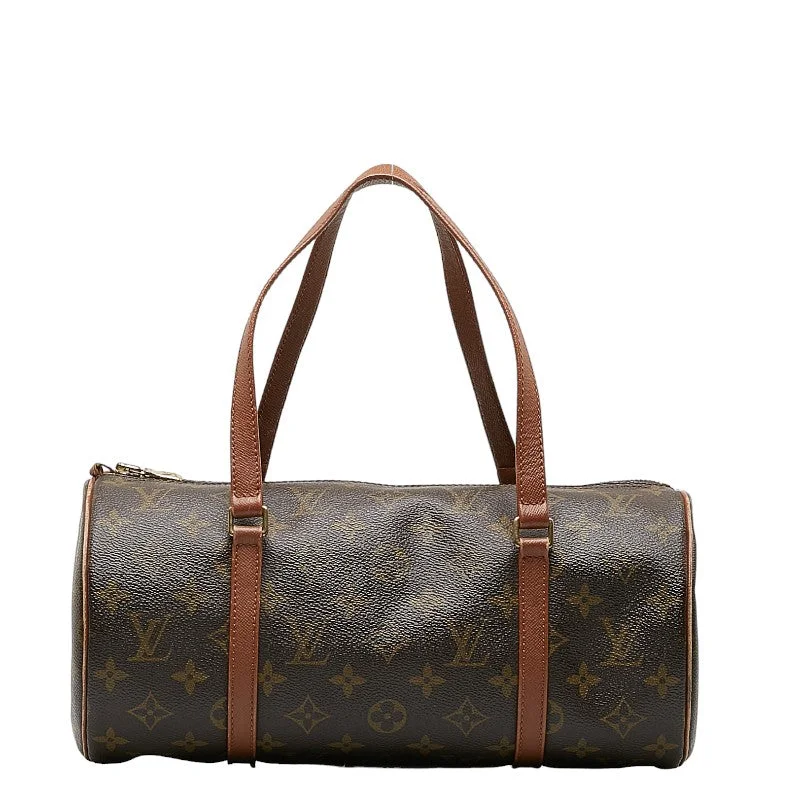 Medium - sized Louis Vuitton tote bags for work and shoppingLouis Vuitton Monogram Papillon 30 Shoulder Bag M51365 Brown PVC Leather  Louis Vuitton