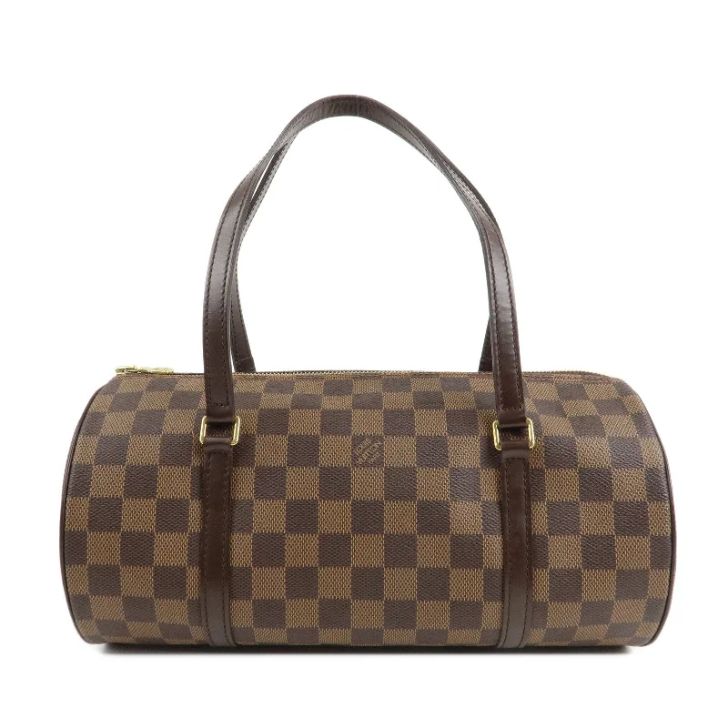 Louis Vuitton bags with a front - zip pocket for small items like keysLouis Vuitton Damier Ebene Papillon 30 Hand Bag Brown N51303