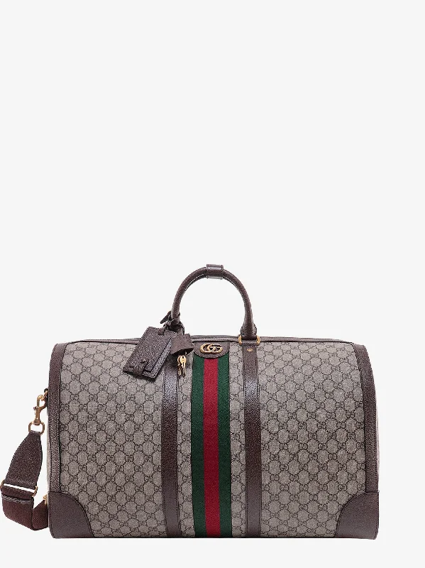 Gucci handbags for women with a metal - framed claspGucci Man Gucci Man Brown Travel Bags