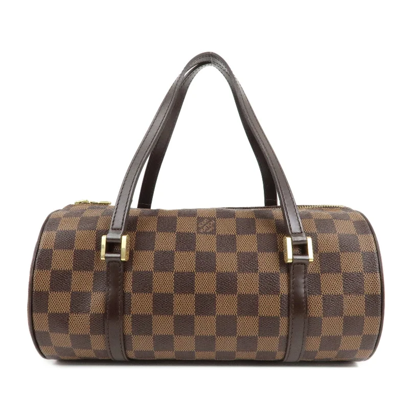 Louis Vuitton backpacks with a padded laptop compartment for travelLouis Vuitton Damier Ebene Papillon 26 Hand Bag Brown N51304