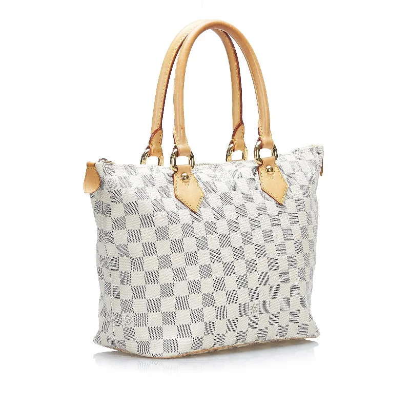 Louis Vuitton Twist bags with a crystal - embellished LV - turnlockLouis Vuitton Damier Azur Saleya PM (kHRETJ)