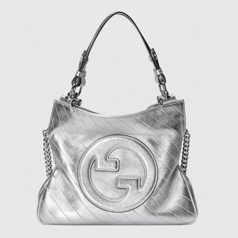 Women Gucci bags with a chain - link trim and a leather bodyWF - Gucci Bags - 12067