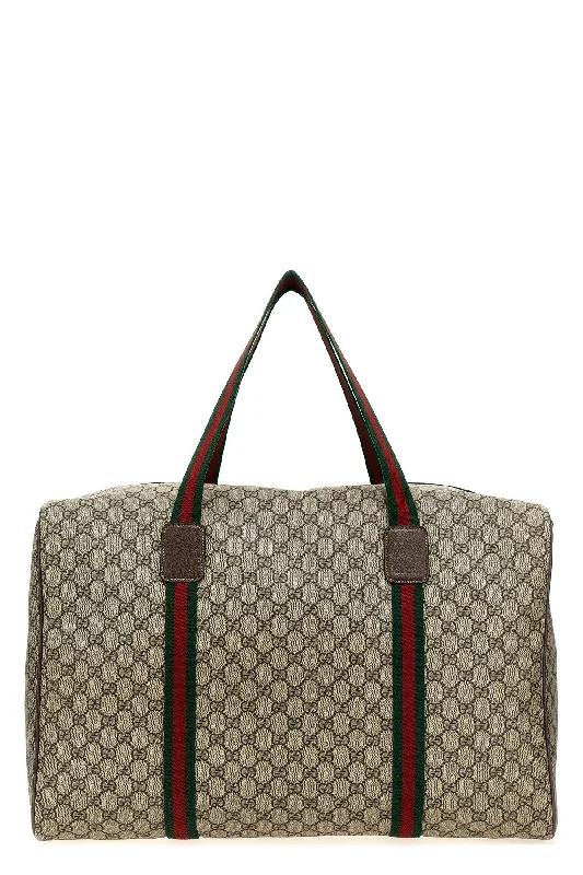 Gucci handbags for women with a patent - leather finishGucci Men 'Gg Supreme' Duffel Bag