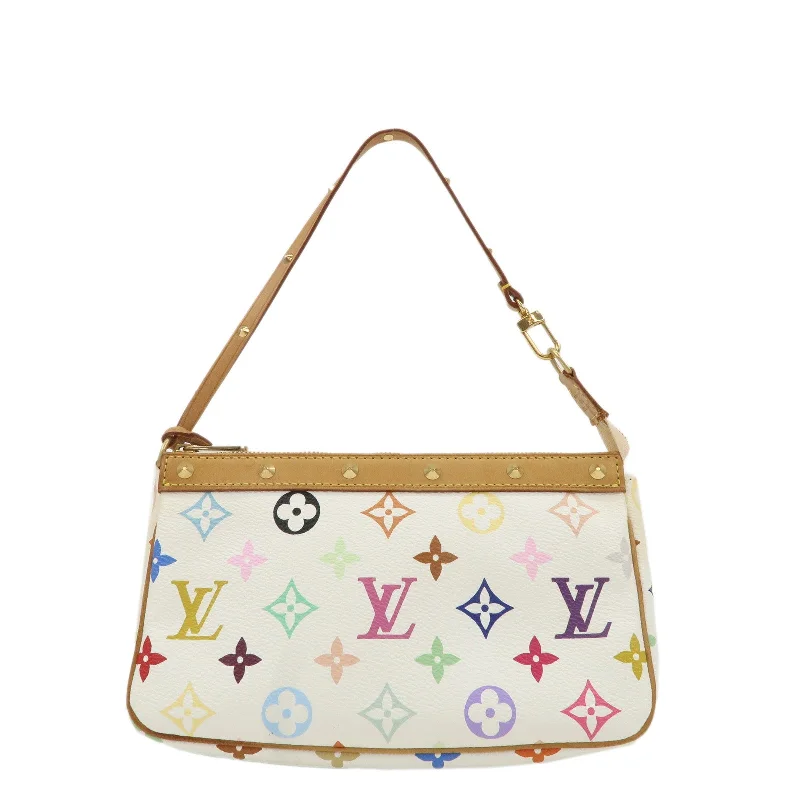 Louis Vuitton bags with a detachable mobile phone holder for convenienceLouis Vuitton Monogram Multicolor Pochette Accessoires M92649