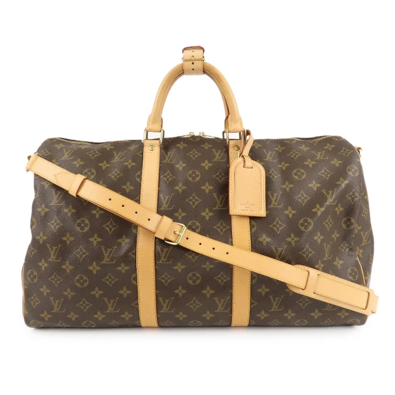 Louis Vuitton Speedy bags in monogram canvas for a classic lookLouis Vuitton Monogram Keep All 50 Boston Bag M41416