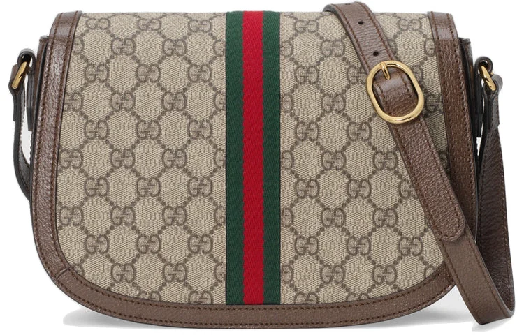 Gucci tote bags for women with a water - resistant coating(WMNS) GUCCI Ophidia GG Canvas Shoulder Bag Beige 601044-96IWB-8745