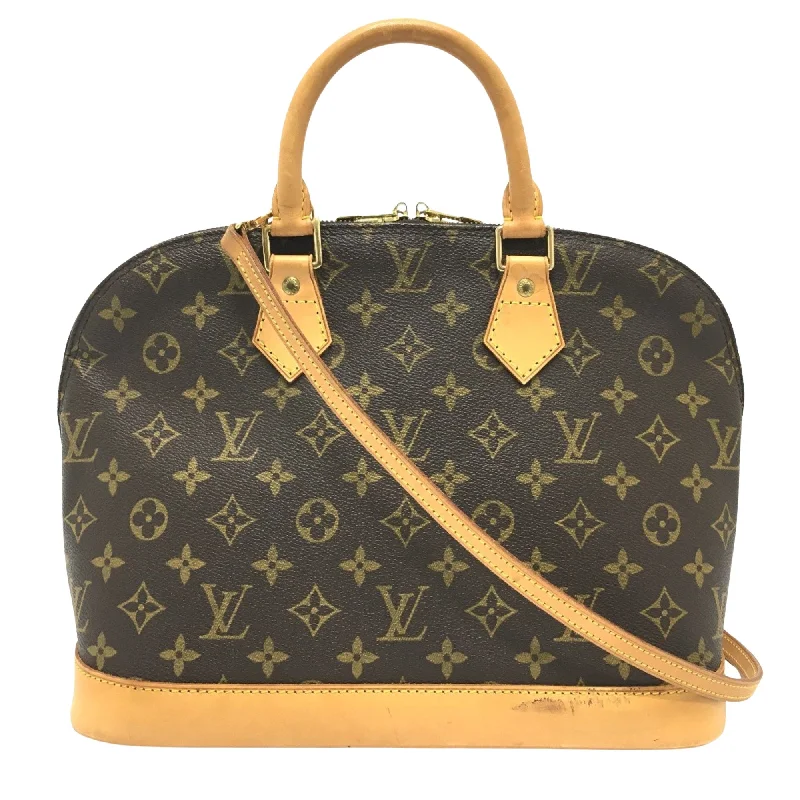 Louis Vuitton handbags with a patent - leather finish for a shiny lookLOUIS VUITTON Alma Handbag