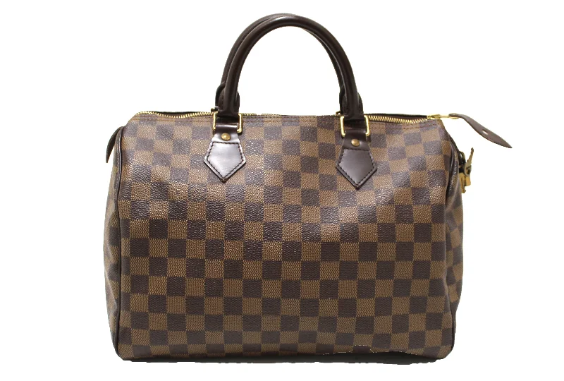 Small - sized Louis Vuitton Pochette Metis bags for a compact carryAuthentic Louis Vuitton Damier Ebene Speedy 30 Handbag