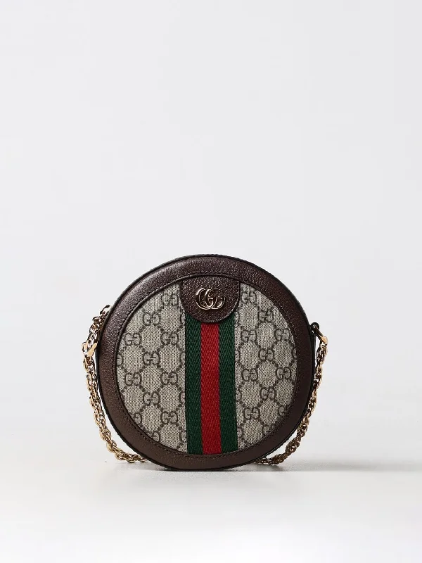 Women Gucci bags with a front - flap pocket for quick - access itemsGucci Mini Bag Woman Beige Women