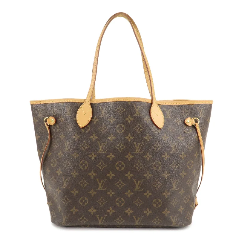 Medium - sized Louis Vuitton tote bags for work and shoppingLouis Vuitton Monogram Neverfull MM Tote Bag Brown M40156