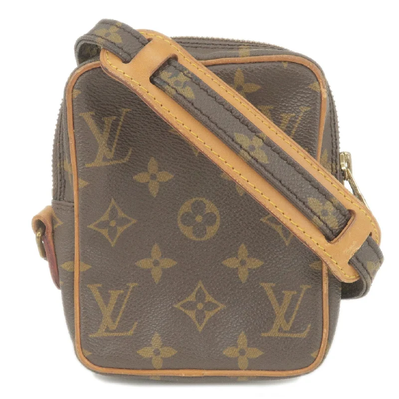 Louis Vuitton bags with a front - flap pocket for quick - access itemsLouis Vuitton Monogram Mini Danube Shoulder Bag M45268