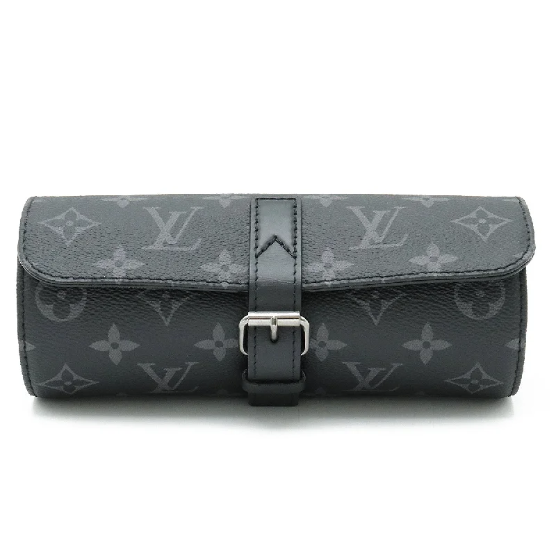 Louis Vuitton Speedy bags in monogram canvas for a classic lookLOUIS VUITTON 3 Watch Roll in Damier Graphite M43385