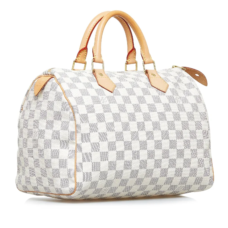 Louis Vuitton Twist bags with a contrast - colored interior for visual interestLouis Vuitton Damier Azur Speedy 30 (MH0oGw)