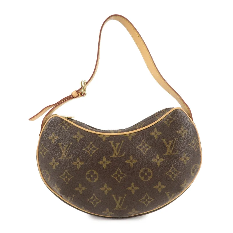 Small - sized Louis Vuitton Pochette Metis bags for a compact carryLouis Vuitton Monogram Pochette Croissant Shoulder Bag M51510