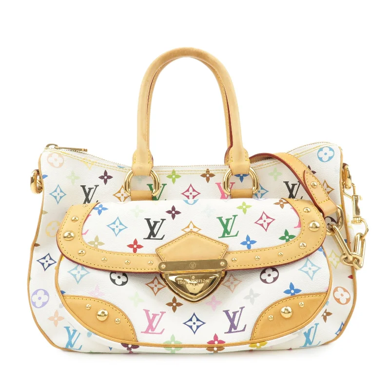 Ladies Louis Vuitton Petite Malle bags with a star - shaped charm for cutenessLouis Vuitton Monogram Multicolor Rita Shoulder Bag M40125