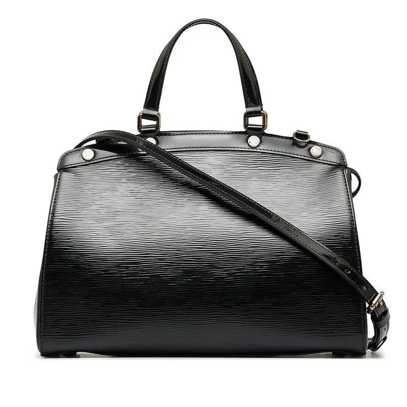 Louis Vuitton bags with a front - flap pocket for quick - access itemsLouis Vuitton Epic Electric Blair MM Handbag Shoulder Bag 2WAY M40328 Noir Black Patent Leather  Louis Vuitton