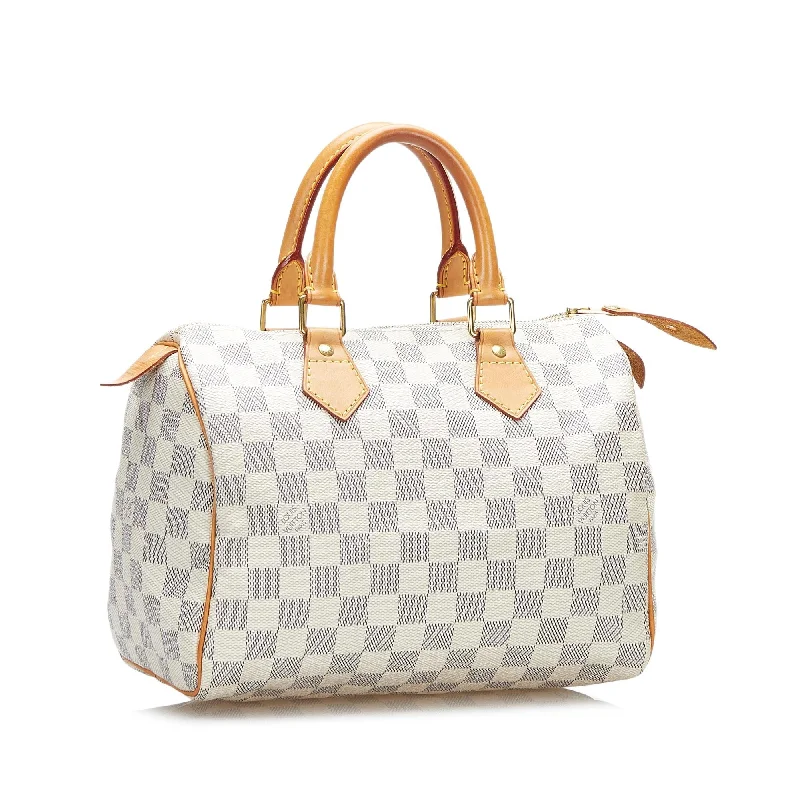 Louis Vuitton Alma bags featuring the signature top - handle designLouis Vuitton Damier Azur Speedy 25 (SqqRDb)