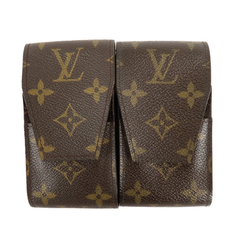 Louis Vuitton backpacks with a hidden back pocket for securityLouis Vuitton Set of 2  Monogram Etuy Cigarette Case M63024 M63025