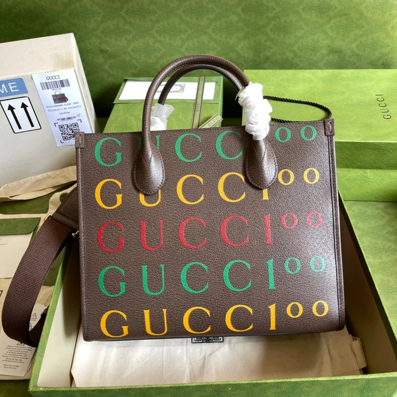 Women Gucci bags with a zip - around closure for securityWF - Gucci Bags - 1197