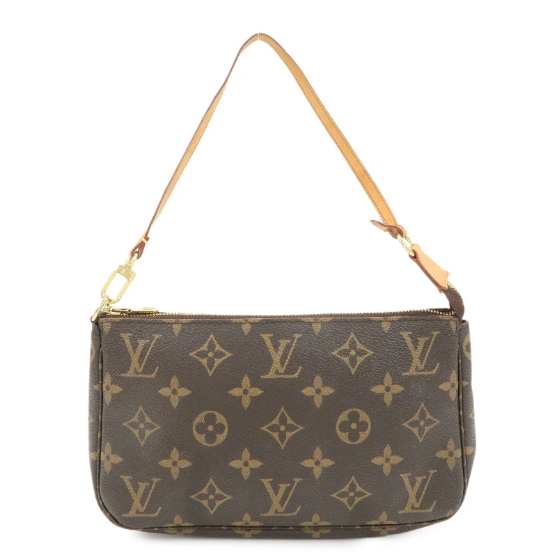 Louis Vuitton Speedy bags in monogram canvas for a classic lookLouis Vuitton Monogram Pochette Accessoires Pouch M51980