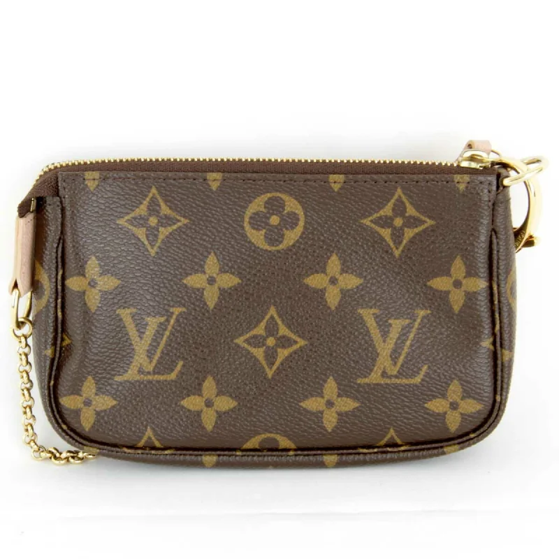 Louis Vuitton Alma bags featuring the signature top - handle designLOUIS VUITTON Accessories Trunk Collection M60245 Accessory Pouch Monogram Canvas Women's