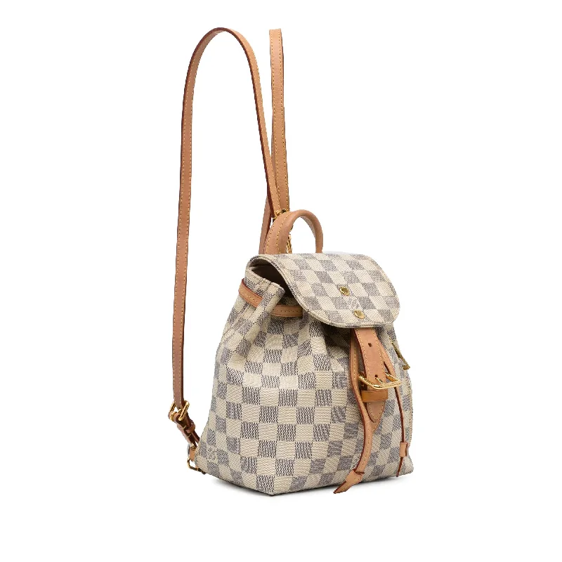 Louis Vuitton Alma bags with a leather - wrapped handle for a luxurious feelLouis Vuitton Damier Azur Sperone BB (djzeVh)