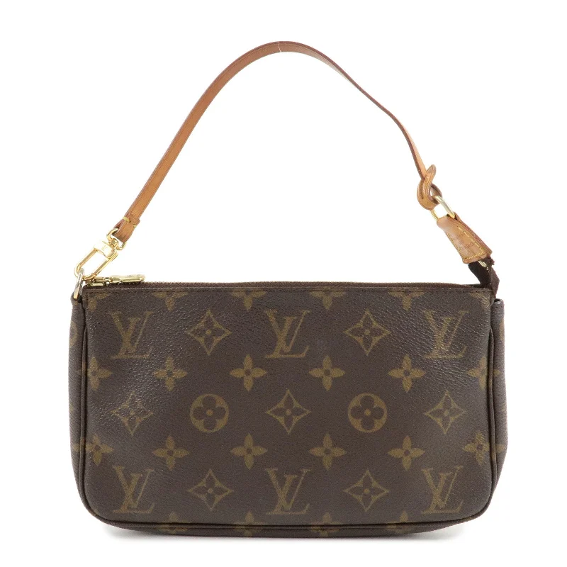 Louis Vuitton crossbody bags with a printed floral pattern for femininityLouis Vuitton Monogram Pochette Accessoires Pouch M51980