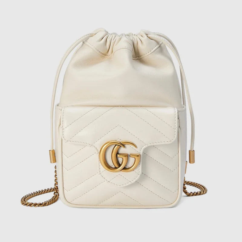 Women Gucci bags with a zip - around closure for securityWF - Gucci Bags - 12082