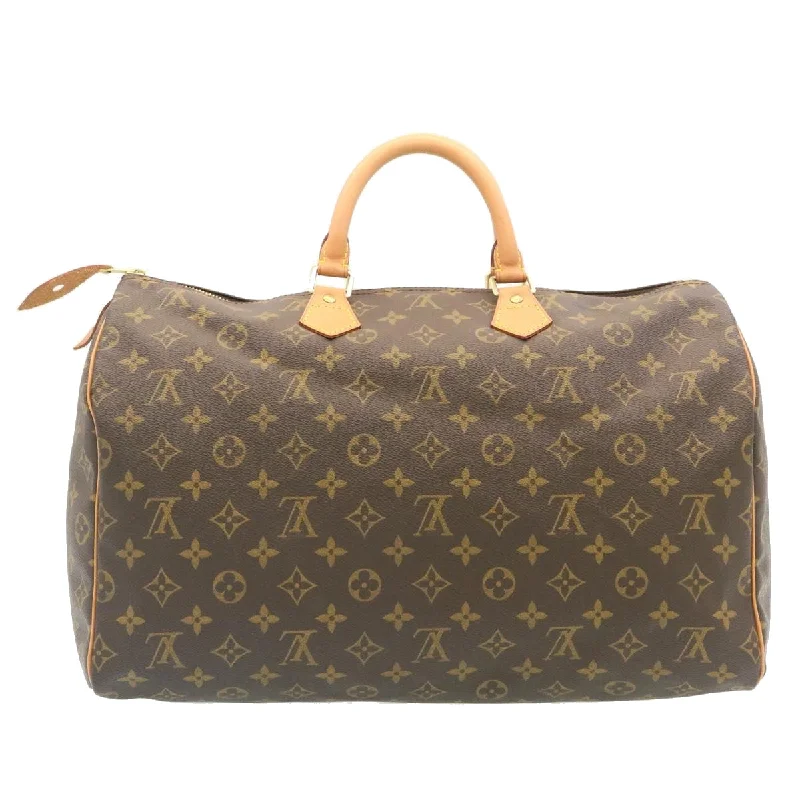 Louis Vuitton Speedy bags in monogram canvas for a classic lookLouis Vuitton Brown Canvas Speedy 40 handbag bag