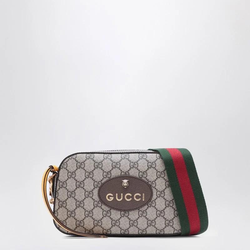 Gucci handbags for women with a patent - leather finishGucci Neo Vintage Gg Supreme Bag Men