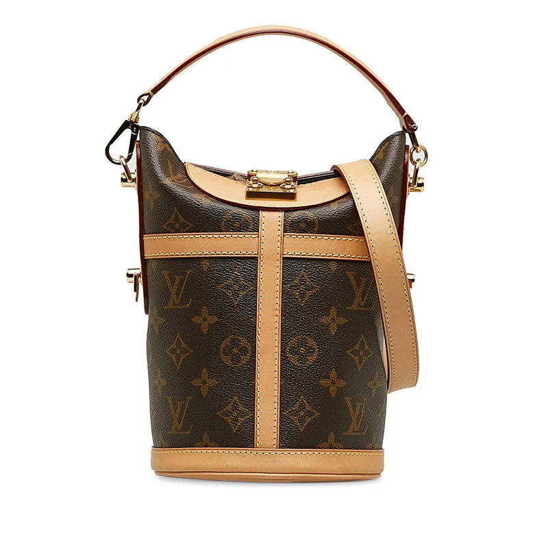 Louis Vuitton crossbody bags with a keychain holder for practicalityLouis Vuitton Monogram Handbag 2WAY M43587 Brown Leather  Louis Vuitton