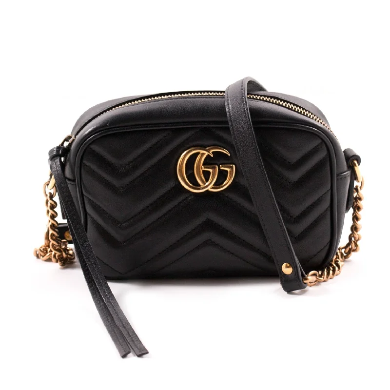 Gucci handbags for women with a metal - framed claspGucci Marmont Matelassé Mini Bag