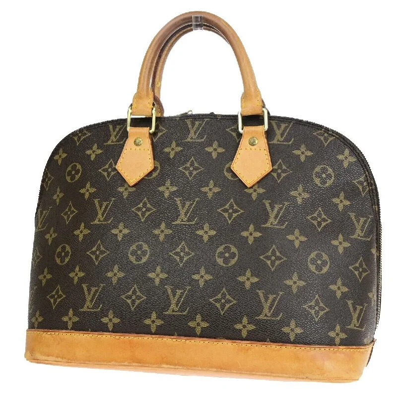 Louis Vuitton Alma bags with a monogram - embossed leather surfaceLOUIS VUITTON Alma Handbag