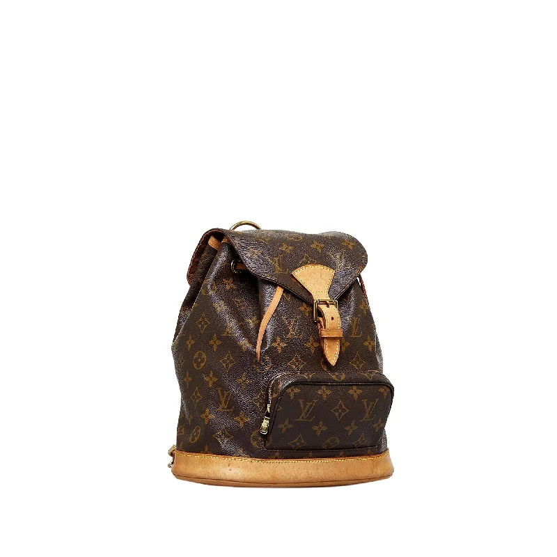 Ladies Louis Vuitton Capucines bags with a detachable shoulder strapLouis Vuitton Monogram Montsouris MM