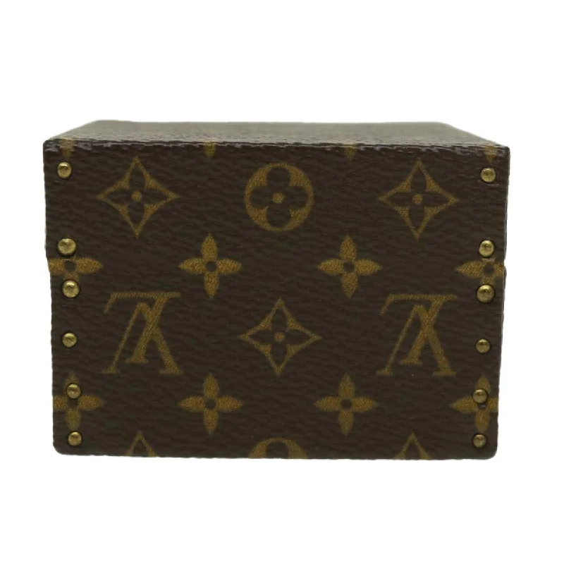 Louis Vuitton handbags with a back - zip pocket for storing valuablesLouis Vuitton Brown Canvas Ecrin wallet accessories