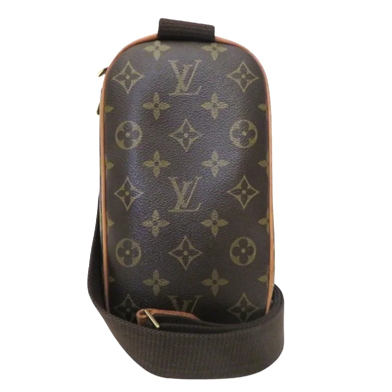 Louis Vuitton Alma bags featuring the signature top - handle designLouis Vuitton Brown Canvas Gange wallet accessories