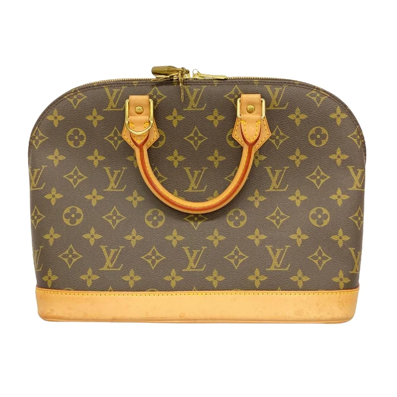 Louis Vuitton tote bags with a printed LV logo on the front for brand visibilityLOUIS VUITTON Alma Handbag