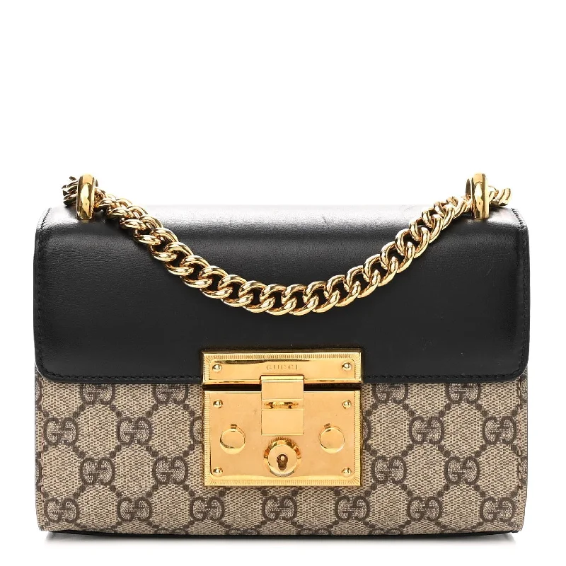 Gucci handbags for women with a metal - framed claspGUCCI PADLOCK SMALL GG SHOULDER BAG