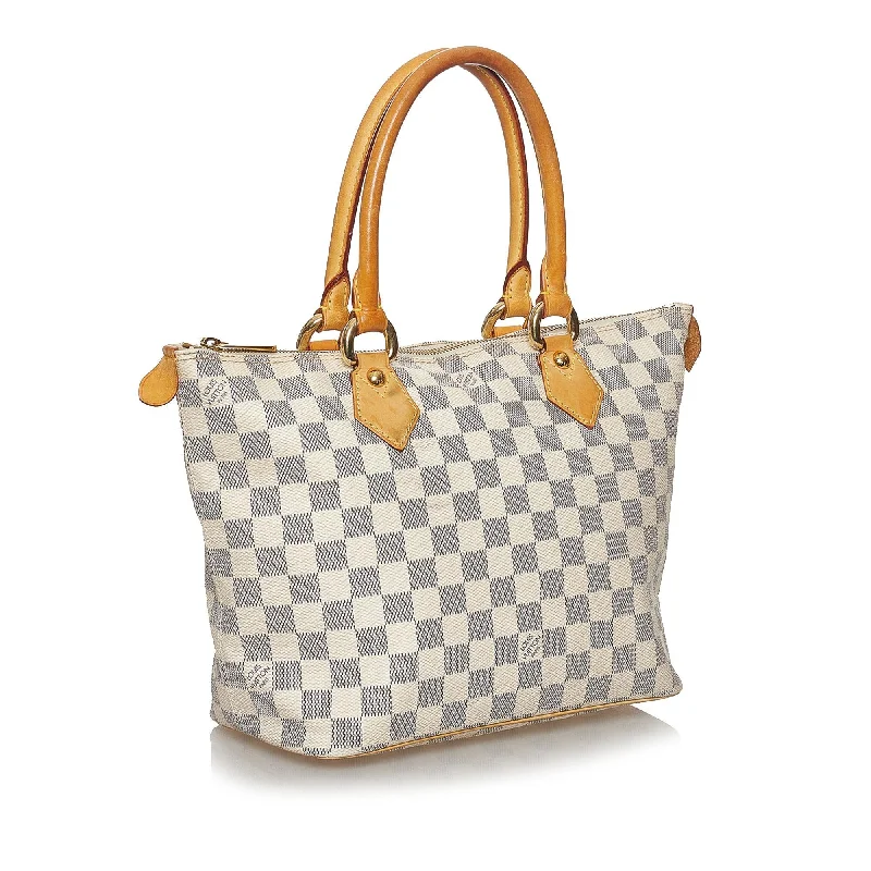 Louis Vuitton Twist bags with a contrast - colored interior for visual interestLouis Vuitton Damier Azur Saleya PM (30908)