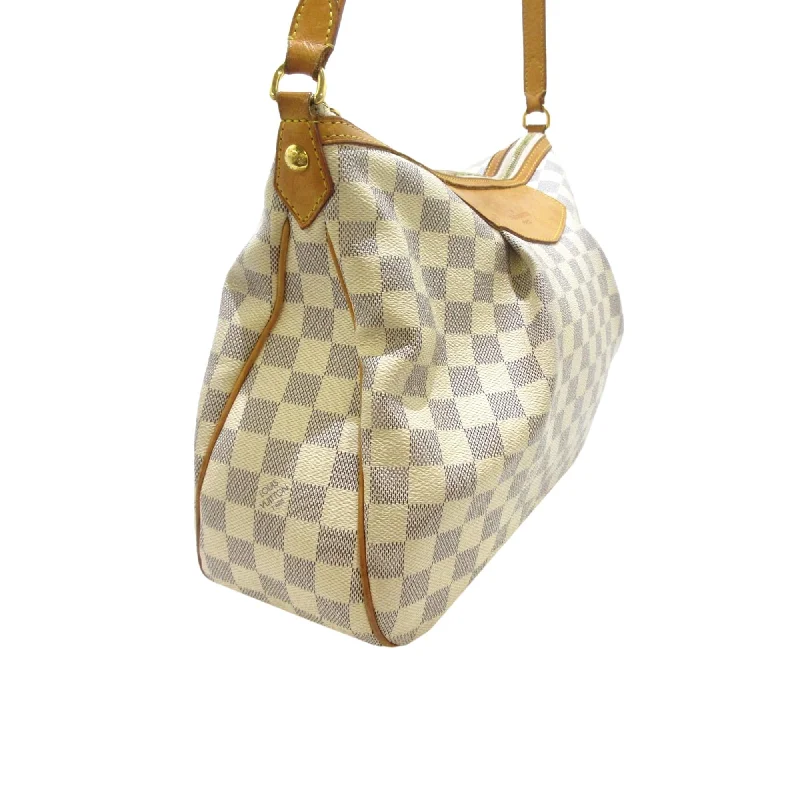 Louis Vuitton crossbody bags with adjustable shoulder straps for comfortLouis Vuitton Damier Azur Siracusa MM (rSsPCK)