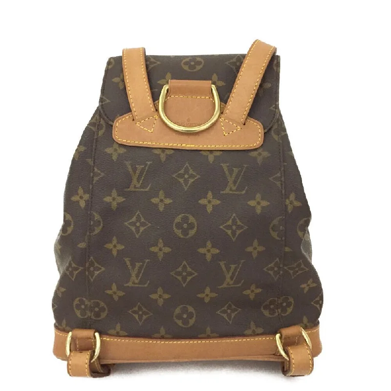 Louis Vuitton Alma bags featuring the signature top - handle designLouis Vuitton Monogram Mini Montsouris Backpack