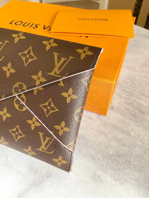 Louis Vuitton Alma bags with a monogram - embossed leather surfaceLouis Vuitton 2022 Kirigami Pochette Monogram Large Pouch