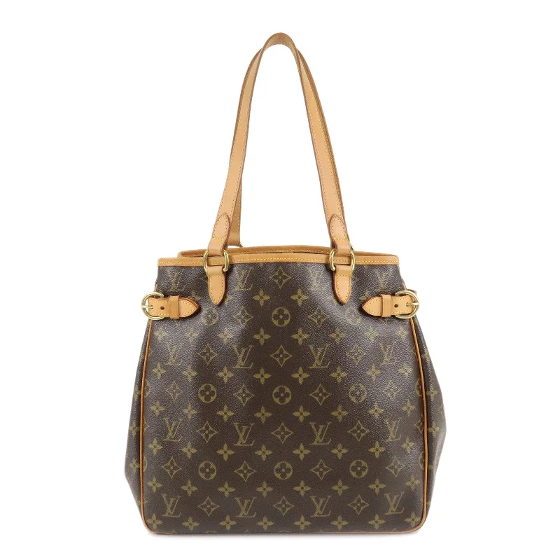 Louis Vuitton handbags with a beaded trim for a touch of glamourLouis Vuitton Monogram Batignolles Vertical Tote Bag M51153