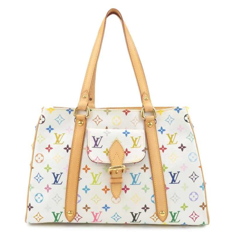 Ladies Louis Vuitton Capucines bags with gold - toned hardwareLouis Vuitton Monogram Multicolor Aurelia MM Shoulder Bag M40094