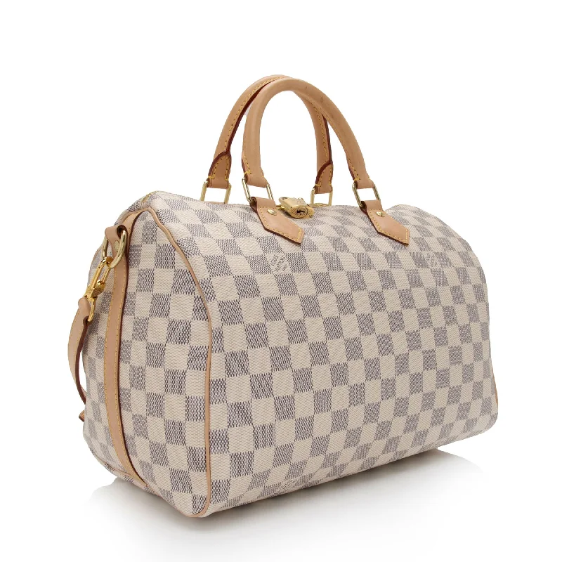 Louis Vuitton Alma bags with a detachable shoulder strap for versatilityLouis Vuitton Damier Azur Speedy Bandouliere 30 Satchel (es0MQN)